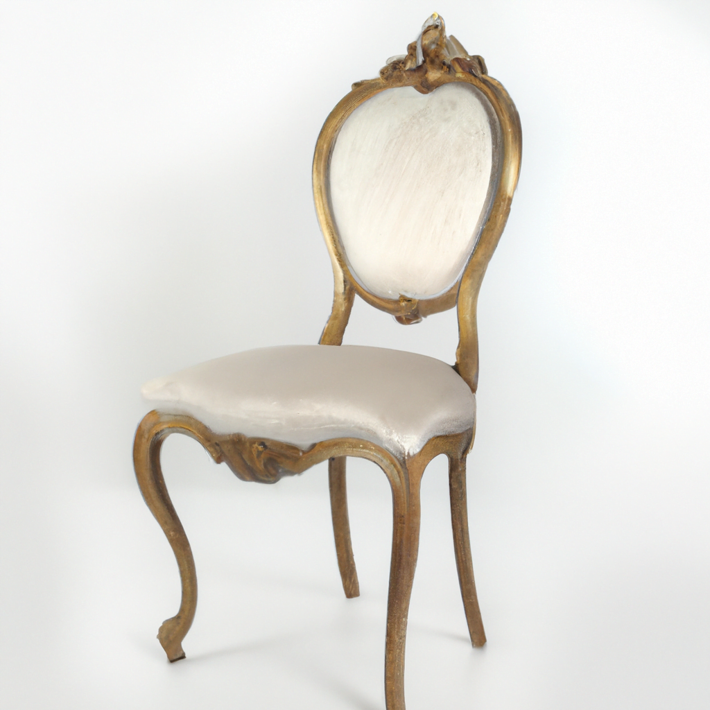 Chaise Baroque Blanche La D Co Baroque De Chateau