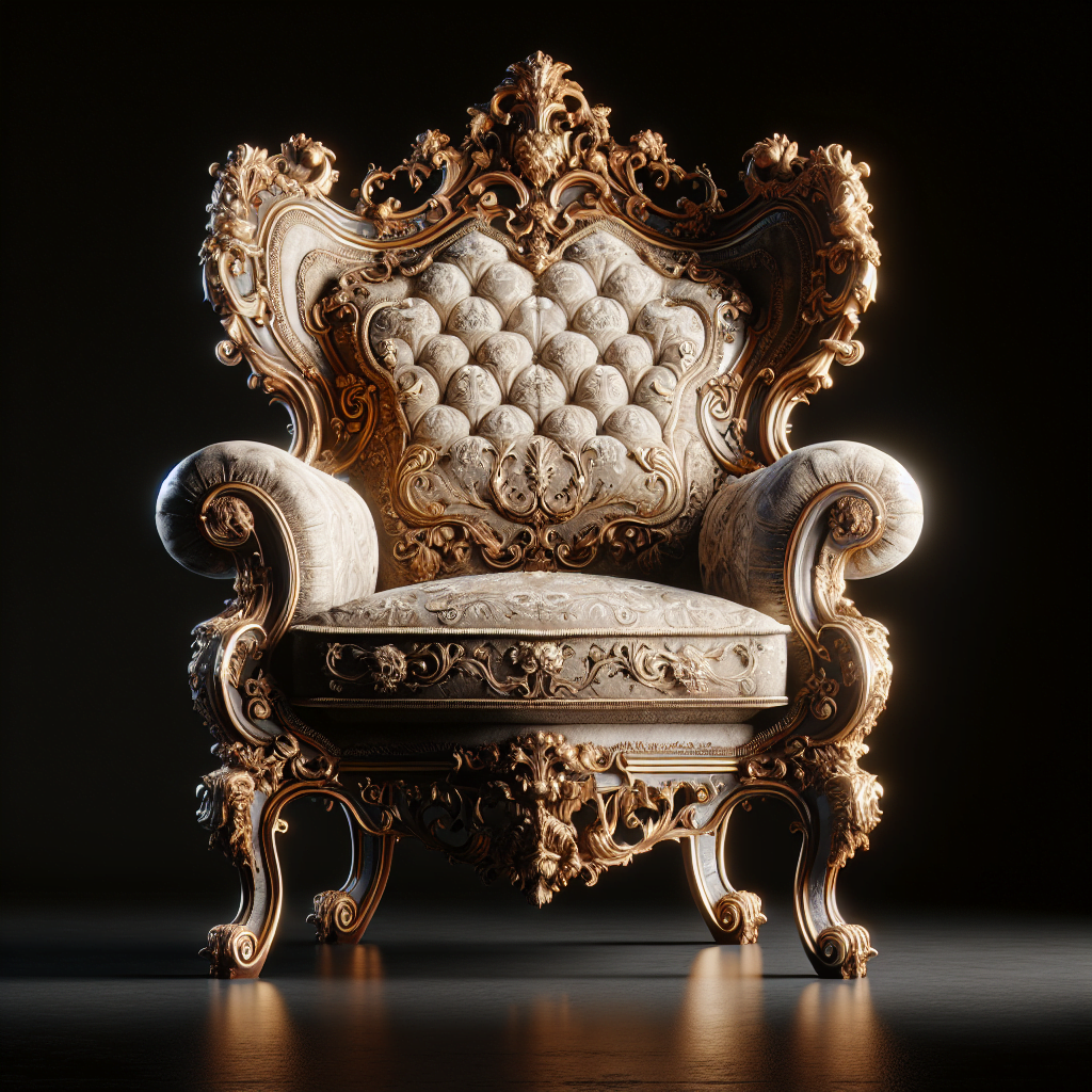 Fauteuil Baroque Ancien La D Co Baroque De Chateau