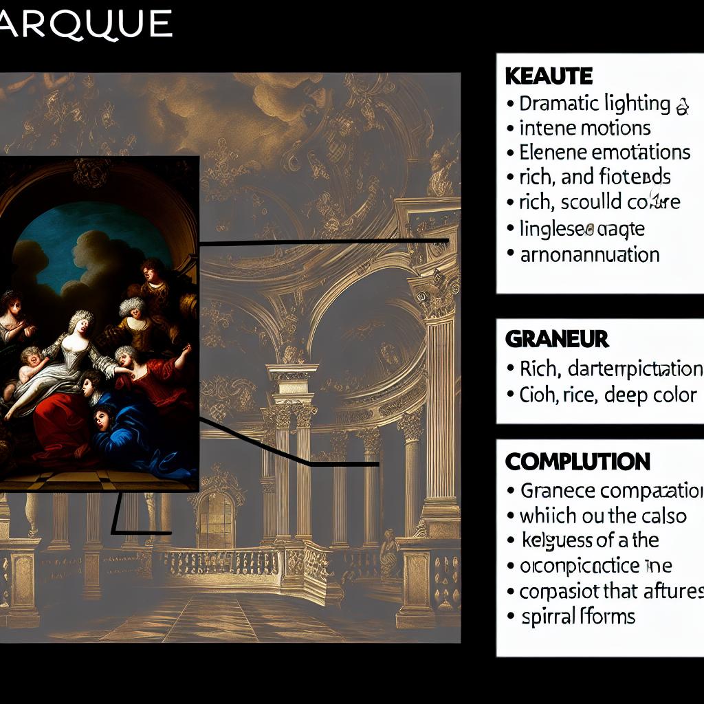 - Caractéristiques du style baroque à rechercher